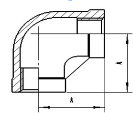 Stainless Steel Threaded Elbow